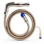 COOSPIDER RV Tank Swivel Stick Rinser 57in Hose 4 Hole Nozzle-0