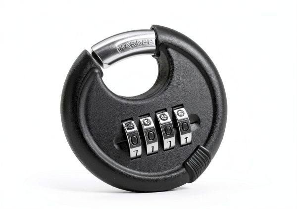 DAYGOS Combination Disc Padlock Heavy Duty 4‑Digit Lock Black-2