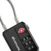 TSA Approved Luggage Locks 2 Pack GIVERARE Black 3-Digit Cable Padlock-1