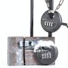 DAYGOS Combination Disc Padlock Heavy Duty 4‑Digit Lock Black-3