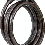 BRINKS 5 Ft Bike Lock Cable with Preset Combination, Vinyl Covered Bike Lock Combination Cable for Outdoor Use-0