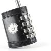 Padlock 4 Digit Combination Lock Desired Tools Weatherproof Zinc Black-1