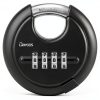 DAYGOS Combination Disc Padlock Heavy Duty 4‑Digit Lock Black-0