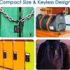 TSA Approved Luggage Locks 2 Pack GIVERARE Black 3-Digit Cable Padlock-6