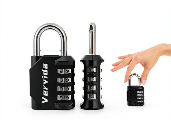 Combination Lock Vervida 2 Pack 4-Digit Outdoor Waterproof Padlock-5