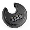 DAYGOS Combination Disc Padlock Heavy Duty 4‑Digit Lock Black-5