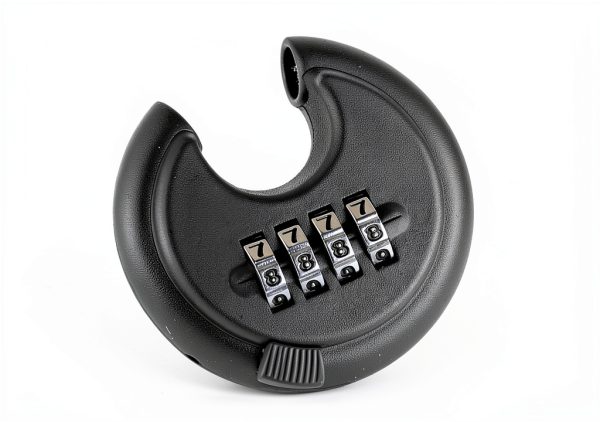 DAYGOS Combination Disc Padlock Heavy Duty 4‑Digit Lock Black-5
