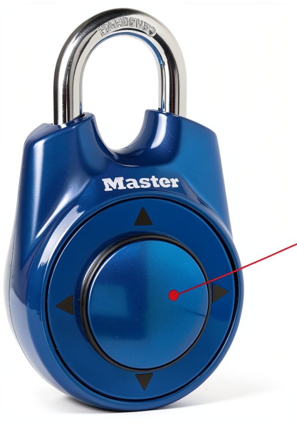 Directional Combination Lock Master Lock Padlock 1500iD Metal Body-1