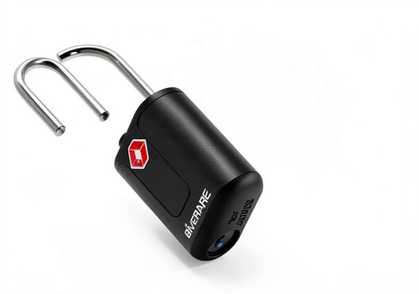 TSA Approved Travel Luggage Locks GIVERARE 4 Pack Black Padlock Set-4
