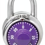 Master Lock 1514D Combination Padlock 1.875in Wide 3/4in Shackle-0