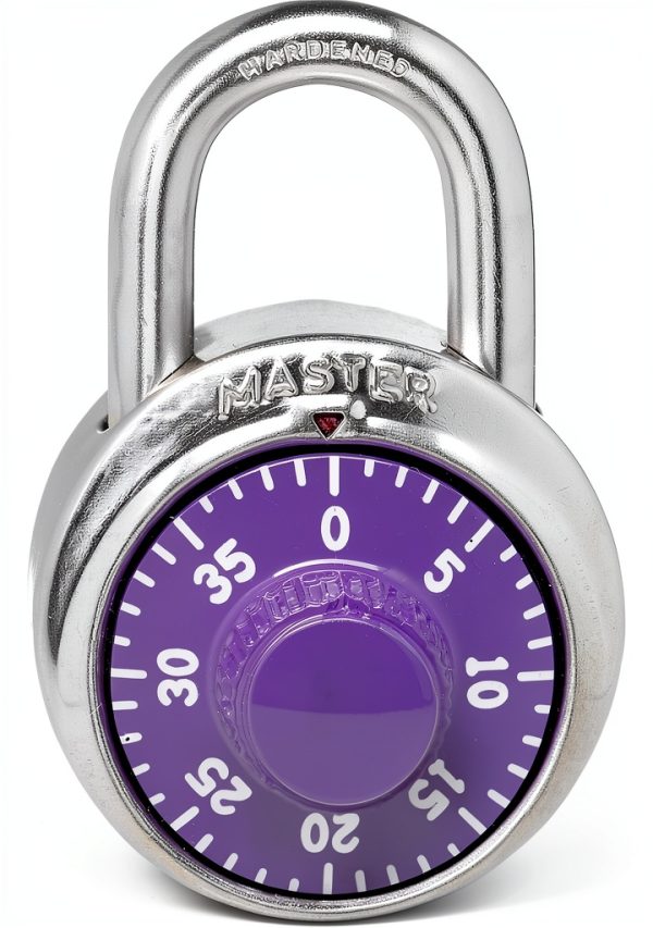 Master Lock 1514D Combination Padlock 1.875in Wide 3/4in Shackle-0