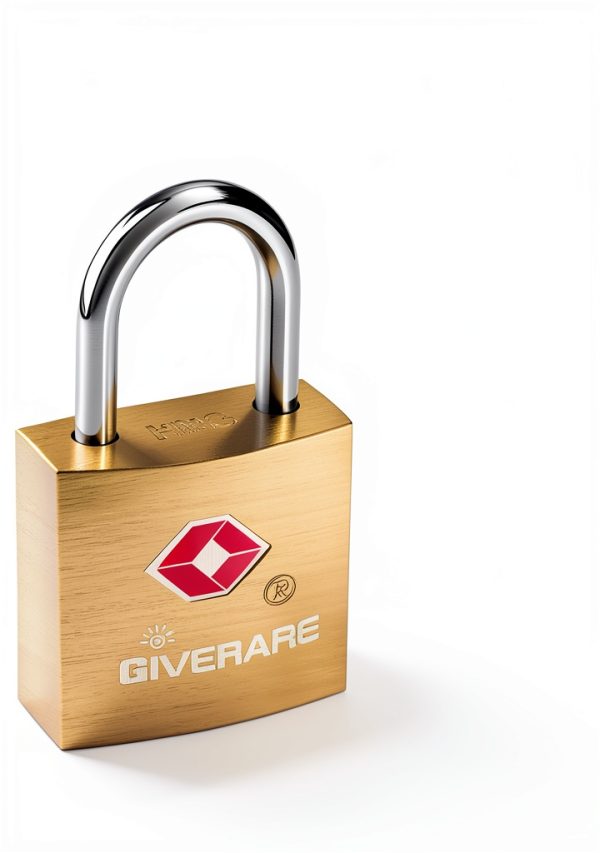 TSA Approved Travel Luggage Locks by GIVERARE Gold Brass Padlock 4-4