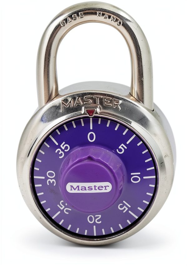 Master Lock 1514D Combination Padlock 1.875in Wide 3/4in Shackle-4